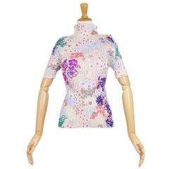 極美品 プリーツプリーズ イッセイミヤケ PLEATS PLEASE シャツ ブ