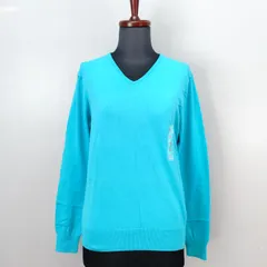 【未使用・タグ付き】 UNIQLO　S サイズ　セーター　ウォッシャブル　Vネック　長袖　水色　ユニクロ