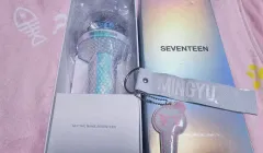 SEVENTEEN(セブンティーン・セブチ) 公式ペンライト Very 2 バージョン2 カラット棒 Ver.2 + ミンギュ(MINGYU) ストラップ