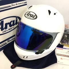 Arai XD フルフェイスヘルメット 除菌消臭済 Mサイズ グラスホワイト オートバイ ツーリング ライディング バイカー バイク用品 アライ ◇TA2516
