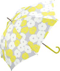 【人気商品】Wpc. 雨傘 ピオニ イエロー 長傘 58cm レディース 晴雨兼用 大きい 花柄 北欧 レトロ ナチュラル おしゃれ 可愛い 女性 通勤 通学 5521-07-001