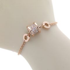 BVLGARI ブルガリ K18PG ピンクゴールド B-zero1 ブレスレット ダイヤモンド パヴェ MLサイズ 箱 19cm【新品仕上済】【zz】【中古】