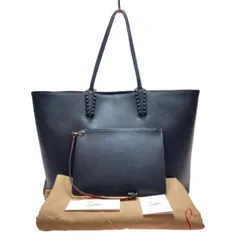 ◎◎Christian Louboutin クリスチャンルブタン トートバッグ 1175113 ブラック x レッド ハンドバッグのサムネイル