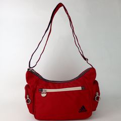 【adidas】アディダス ショルダーバッグ 肩掛けショルダー レッド ナイロン メンズ【中古】5-4 40962