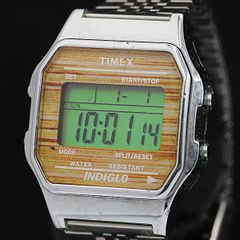 稼働 TIMEX BEAMSコラボ INDIGLO スケルトン デジタル 腕時計 - メルカリ