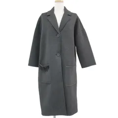 美品 S Max Mara エス マックスマーラ チェスターコート テーラードコート チャコールグレー L ロング  軽量 通勤 きれいめ 上品 フォーマルのサムネイル