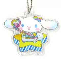 【中古】キーホルダー シナモロール/オンラインライブ アクリルチャーム 「Happyくじ シナモロールのアイドルLOOKBOOK」 アクリルチャーム賞