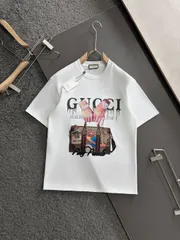 【今日特価】GUCCI 25SS ダブルガーゼ T シャツ