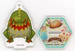 【中古】キーホルダー イビルジョー 「CAPCOM CAFE×モンスターハンター20周年 トレーディングアクリルスタンドキーホルダーB」