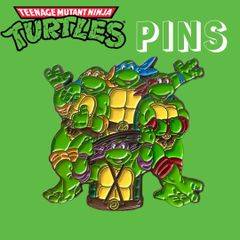 【新品】 TEENAGE MUTANT NINJA TURTLES PINS  ロゴ ピンバッヂ ピンズ