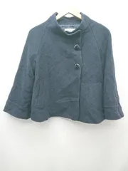 ◇ SOUP スープ ウール混 スタンドカラー 秋冬 長袖 コート ジャケット サイズ9 ネイビー レディース P  【1304100023723】のサムネイル