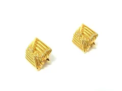 ■美品■ NINA RICCI ニナリッチ クリップ式 イヤリング アクセサリー レディース ゴールド系 DI4573