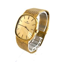 IWC SCHAFFHAUSEN シャフハウゼン SS/手巻き ゴールド文字盤 稼動品【OE-831】
