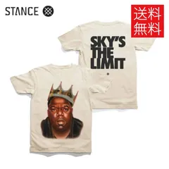 【送料無料】STANCE x Notorious B.I.G. SKYS THE LIMIT コラボ Tシャツ ビンテージホワイト 半袖 SS TEE VIntage White スタンス x ノトーリアス・B.I.G. ビギー・スモールズ