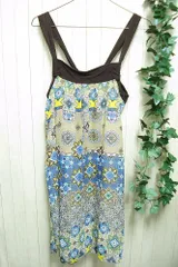 USAインポート ワンピース ゆるふわ エキゾチック 花柄 レディース シフォン / wow033-meru