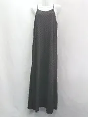 ◇ ◎ ●未使用● mily bilet ミウィビレット 3D素材 シンプル ‐ ロング丈 ワンピース サイズM ブラック レディース E  【1404240025820】