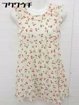 ◇ ◎ ●新品● E hyphen world gallery BonBon 定価1.2万円 ミニ ワンピース サイズ F オフホワイト レディース  【1106090004337】