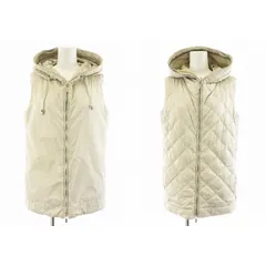 Sマックスマーラ 'S Max Mara ダウンベスト フード リバーシブル 36 XS ベージュ /AN12のサムネイル