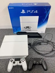 ？【通電確認済み】PlayStation4 CUH-1200A ホワイト コントローラー、ケーブル、スタンド、箱付き、ソフトセット【ゲーム機本体】【3】