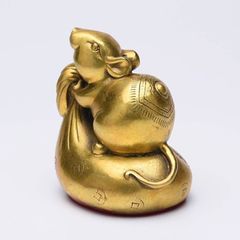村田宏作 鋳物 ネズミ 置物 縁起物 - メルカリ
