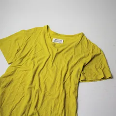 Maison Martin Margiela 1 メゾンマルタンマルジェラ 染色加工 コットン ビッグシルエットTシャツ S/イエロー【2400013271134】のサムネイル
