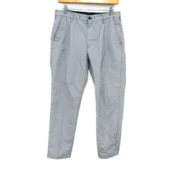 ザショップティーケー パンツ ボトムス ストライプ柄 ストレッチ メンズ Mサイズ 白×紺 THE SHOP TK 【中古】