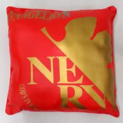 [중고] 쿠션·안아 베개·본체 NERV(레드) 골드 넬프 쿠션 [에반게리온 신극장판]