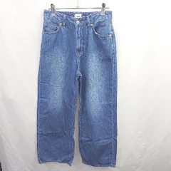 ◇ Θ EDWIN エドウィン コットン セミワイド パンツ サイズXS ブルー レディース E  【1506180006478】