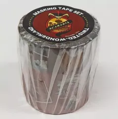 【中古】シール・ステッカー スカラビア寮 マスキングテープ2本セット 「ディズニー ツイステッドワンダーランド×OH MY CAFE 第二弾」