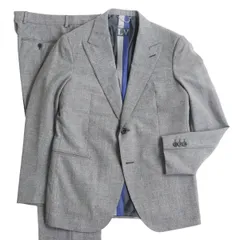 極美品●2018年製 LOUIS VUITTON ルイヴィトン PONT NEUF FIT/ポンヌフフィット シングルスーツ/上下セットアップ グレー 48 伊製 正規品のサムネイル