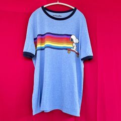 VANS バンズ×スヌーピーチャーリーブラウン コラボ ラグラン 七分袖T 