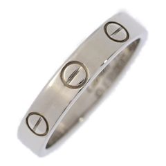 Cartier カルティエ ミニラブリング・指輪/Pt950-3.6g/9号/#49/プラチナ/プレゼント/記念日【♀】【S】【レディース】★■582721【中古】