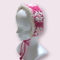 ハンドメイド グラニースクエア ハット ベビー帽子 ＊146 - メルカリ