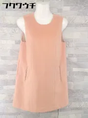 ◇ UNIVERVAL MUSE STRAWBERRY-FIELDS バックジップ ノースリーブ ミニ ワンピース ピンク レディース 【中古】 【1103150000032】