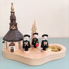 ドイツ ザイフェン 聖歌隊と教会のある町 置物 聖歌隊と教会 | メルヒェン