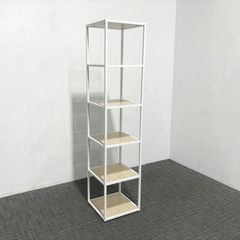 レトロ スチールラック 4段 ブックスタンド ブックタワー 文具店 収納
