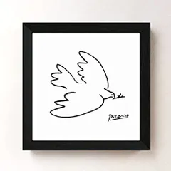 【美品】ピカソ　鳩の絵　陶器　壁掛け　卓上　2way 美品】ピカソ 鳩の絵 陶器 壁掛け 卓上 2way