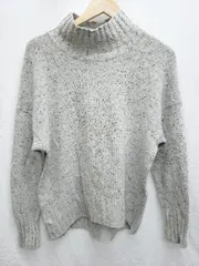 ◇ A day in the life UNITED ARROWS ハイネック ウール 長袖 ニット セーター グレー マルチ レディース P  【1407100034550】