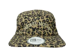 NEWERA (ニューエラ)×Disney (ディズニー) MICKEY MOUSE 刺しゅう ヒョウ柄 キャンプ キャップ ワークキャップ アニマ ブラウン レディース/028