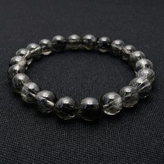 虹が宿る】ブラックエレスチャル 9.5㎜｜透明感あふれる神秘の 
