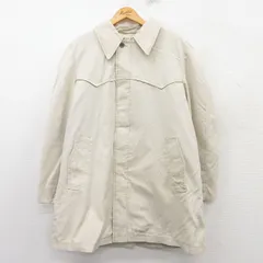 XL/古着 ロンドンフォグ 長袖 ジャケット メンズ 90s ロング丈 ベージュ カーキ 内側ファー 25feb04 中古 アウター ジャンパー ブルゾン