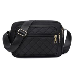 ショルダー　ミニショルダー　キルティング　キルティングバッグ　ミニ　ブラック　サコッシュ　ポシェット　ミニバッグ　男女兼用　メンズレディース　肩掛け　斜めかけ ナイロン 収納 オシャレ ポケット多い 人気 使いやすい 小物 スマホ 薄型 軽量 男女兼用 頑丈