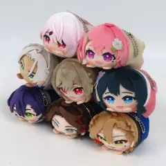 【中古】ぬいぐるみマスコット・ぬいぐるみバッジ 全8種セット 「バーチャルYouTuber にじさんじ×極楽湯・RAKU SPA もちころりんぬいぐるみマスコット」 
