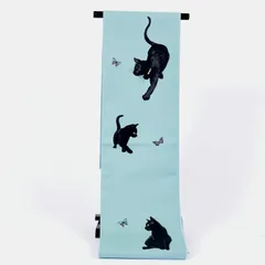 標準保証 袋帯 シュッとした猫 シルクモール 1222.hu