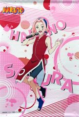 [중고] 태피스트리 하루노 사쿠라 A2 태피스트리 [NARUTO-나루토-&BORUTO-볼트- NARUTO NEXT GENERATIONS×가라오케의 철인 Vol.2] 통판 한정