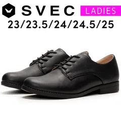 【新品】 オックスフォードシューズ レディース SVEC シュベック ブラック 黒 レースアップ おじ靴 マニッシュ 痛くない ビジネスシューズ 通勤 通学 韓国 靴 シューズ 春 夏 秋 冬 23 23.5 24 24.5 25 IPT203-1
