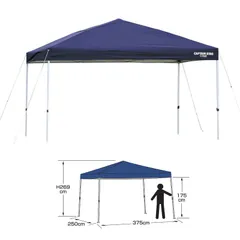 未使用タープテント　クイックシェード 250UV 250cm✖️250cm クイックシェード250UV-Sブラック(キャスターバッグ付