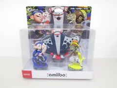 [迅速対応]☆新品未開封☆Nintendo アミーボ スプラトゥーン すりみ連合セット amiibo トリプルセット フウカ マンタロー ウツホ　323