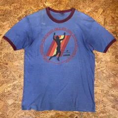 ’70s USA製  Hanes プリントTシャツ L 旧タグ new balance アドバイジング 半袖  US古着 70年代 ヴィンテージ ビンテージ vintage ユーズド USED 古着 MADE IN USA