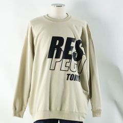 トレーナー リスペクト  51サイズ rek079918 メンズカジュアル 1点物 respect  20代 30代 40代  プレゼント ギフト 正規品 大きいサイズ ストリート  春 夏